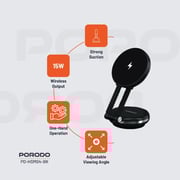 Porodo MagSafe Wireless Charger Black