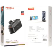 Porodo Power Bank 5000mAh Black PD-PBFCH048-BK