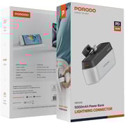 Porodo Power Bank 5000mAh White PD-PBFCH049-WH