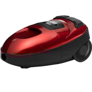 Hitachi CV-W2000 Bagless Canister Vacuum Cleaner, 2000W, 6.5L Dust Capacity, Nano Titanium Filter – Red – CV-W2000RR