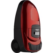 Hitachi CV-W2000 Bagless Canister Vacuum Cleaner, 2000W, 6.5L Dust Capacity, Nano Titanium Filter – Red – CV-W2000RR