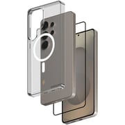 Smartix MagSafe Clear Case With Screen Protector Transparent Samsung Galaxy S25 Ultra