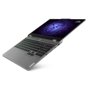 Lenovo LOQ 15IRX9 Laptop Intel Core i7-13650HX / 15.6 inch FHD / 512GB SSD / 24GB RAM / NVIDIA GeForce RTX 4060 8GB / English & Arabic Keyboard / Luna Grey / Middle East Version – [83DV00R7AX]