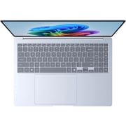 Samsung Galaxy Book4 Edge (2024) Copilot+PC - Snapdragon X Elite X1E-80-100 / 16inch WQXGA+ / 512GB SSD / 16GB RAM / Shared Qualcomm Adreno GPU / Windows 11 Home / English Keyboard / Sapphire Blue / International Version - [NP960XMA-KB1US]