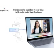 Samsung Galaxy Book4 Edge (2024) Copilot+PC - Snapdragon X Elite X1E-80-100 / 16inch WQXGA+ / 512GB SSD / 16GB RAM / Shared Qualcomm Adreno GPU / Windows 11 Home / English Keyboard / Sapphire Blue / International Version - [NP960XMA-KB1US]