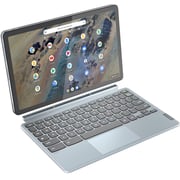 Lenovo IP Duet 3 Chrome 11Q727 2-in-1 (2021) Laptop - Qualcomm Snapdragon 7c Gen 2 / 11inch 2K / 128GB SSD / 4GB RAM / Shared Qualcomm Adreno GPU / Chrome OS / English Keyboard / Misty Blue / English Keyboard / International Version - [82T6000EUS]