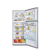 Hisense 461 Liters No Frost 2 doors Refrigerator freezer on top , Inox - RT3N461NCCA