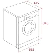 Teka Front Load Condensation Dryer 8 kg SCK 70820 WH