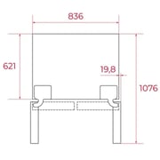 Teka French Door Refrigerator 510 Litres RFD 75850 GBK