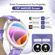 Xcell Elle Soleil Smartwatch Purple