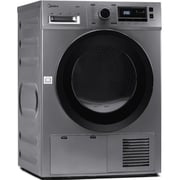 Midea Front Load 8 kg Condensing Dryer, 16 Programs, Silver Clothes Dryer – MDG80CS