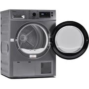 Midea Front Load 8 kg Condensing Dryer, 16 Programs, Silver Clothes Dryer – MDG80CS