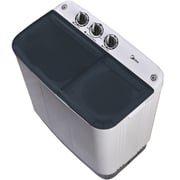 Midea Top Load 5 kg Washer with 3.6 kg Dryer, Twin Tub, Air Dry Function, White Washer Dryer – TW50(257)NB