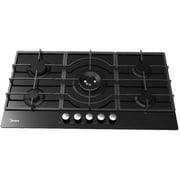 Midea 90cm Built-In Gas Hob with 5 Burners, Automatic Ignition, and Cast Iron Pan Support – 90GQ095