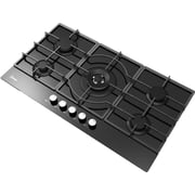 Midea 90cm Built-In Gas Hob with 5 Burners, Automatic Ignition, and Cast Iron Pan Support – 90GQ095