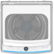 Midea Top Load 8 kg Fully Automatic, 8 Programs, Turbo Wash, White Washing Machine – MA200W80WKSA