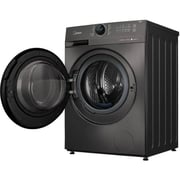 Midea Front Load 12 kg Inverter Motor, 14 Programs, Steam Care, Quick Wash, Titanium Washing Machine – MF200W120W1TSA
