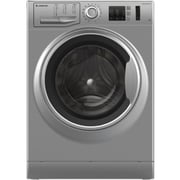 Ariston Front Load 8 kg Inverter Motor, 1200 RPM, Silver Washing Machine – NLLCD1045SCA60HZ