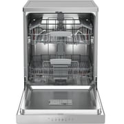 Ariston Freestanding Dishwasher with 14 Place Settings, 7 Programs, Inverter Motor, and Silver Finish – LFC3C26WX60HZ