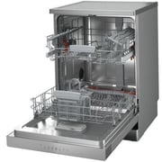 Ariston Freestanding Dishwasher with 14 Place Settings, 7 Programs, Inverter Motor, and Silver Finish – LFC3C26WX60HZ