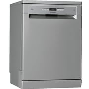 Ariston Freestanding Dishwasher with 15 Place Settings, 10 Programs, Inverter Motor, and Silver Finish – LFO3P31WLX60HZ