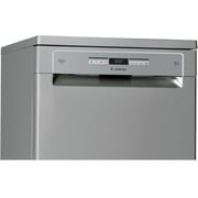 Ariston Freestanding Dishwasher with 15 Place Settings, 10 Programs, Inverter Motor, and Silver Finish – LFO3P31WLX60HZ