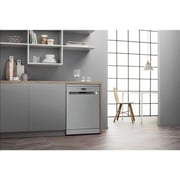 Ariston Freestanding Dishwasher with 14 Place Settings, 9 Programs, Inverter Motor, and Stainless Steel Finish – LFC3T132WX60HZ