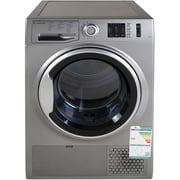 Ariston Front Load 8 kg Sensor Drying, 15 Programs, Silver Clothes Dryer – NTSCM108BS60HZ