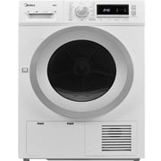 Midea Front Load 8 kg Condensing Dryer, 16 Programs, White Clothes Dryer – MDG80C
