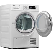Midea Front Load 8 kg Condensing Dryer, 16 Programs, White Clothes Dryer – MDG80C