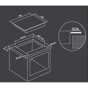 Midea Built-In Ceramic Hob with Front Controls, 60cm – MCHF645