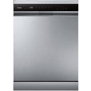 Midea Freestanding Dishwasher with 15 Place Settings, 9 Programs, Inverter Motor, and Silver Finish – WQP15WU7633GSS