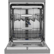 Midea Freestanding Dishwasher with 15 Place Settings, 9 Programs, Inverter Motor, and Silver Finish – WQP15WU7633GSS