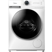 Midea Front Load 8 kg Inverter Motor, 14 Programs, Steam Care, Quick Wash, White Washing Machine – MF200W80W1WSA