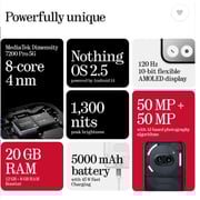 Nothing Phone 2a 256GB Black 5G Smartphone