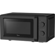 Midea Micowave 20Liter, 700 Watt, Defrost program, Black -MM7P012LV