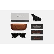 Ray-Ban Smart Glasses Wayfarer Large Transitions Matte Black / G15 Green