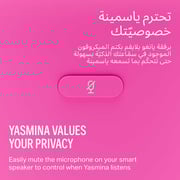 Yasmina Lite AI Smart Bluetooth Speaker Pink - Y-00026