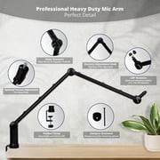 Ixtech Adjustable Mic Arm Desk Mount Black