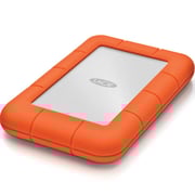 Lacie Rugged Mini Portable Hard Drive USB3.0 2TB Orange LAC9000298