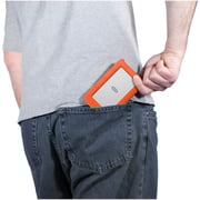 Lacie Rugged Mini Portable Hard Drive USB3.0 2TB Orange LAC9000298