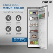 Krome Upright Freezer 270 Litres KR-UF 270IM