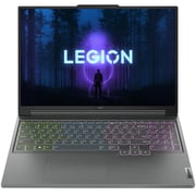 Lenovo Legion Slim 5 16IRH8 Gaming (2023) Laptop - 13th Gen / Intel Core i7-13700H / 15.6inch WUXGA / 1TB SSD / 16GB RAM / 6GB NVIDIA GeForce RTX 4050 Graphics / DOS / English & Arabic Keyboard / Storm Grey / Middle East Version - [82YA00BXAX]-Customized