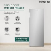 Krome Upright Freezer 220 Litres KR-UF 220IM
