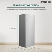 Krome Upright Freezer 220 Litres KR-UF 220IM