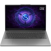 Lenovo LOQ 15IAX9E Gaming (2025) Laptop - 12th Gen / Intel Core i5-12450HX / 15.6inch FHD / 512GB SSD / 16GB RAM / 6GB NVIDIA GeForce RTX 3050 Graphics / Windows 11 Home / English & Arabic Keyboard / Luna Grey / Middle East Version - [83LK001TAX]