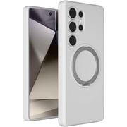 Max & Max Silicon Case Silver Samsung Galaxy S25 Ultra