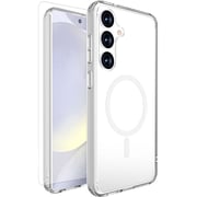 Max & Max Case With Screen Protector Clear Samsung Galaxy S25 Plus