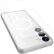 Max & Max Case With Screen Protector Clear Samsung Galaxy S25 Plus