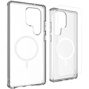 Max & Max Case With Screen Protector Clear Samsung Galaxy S25 Ultra